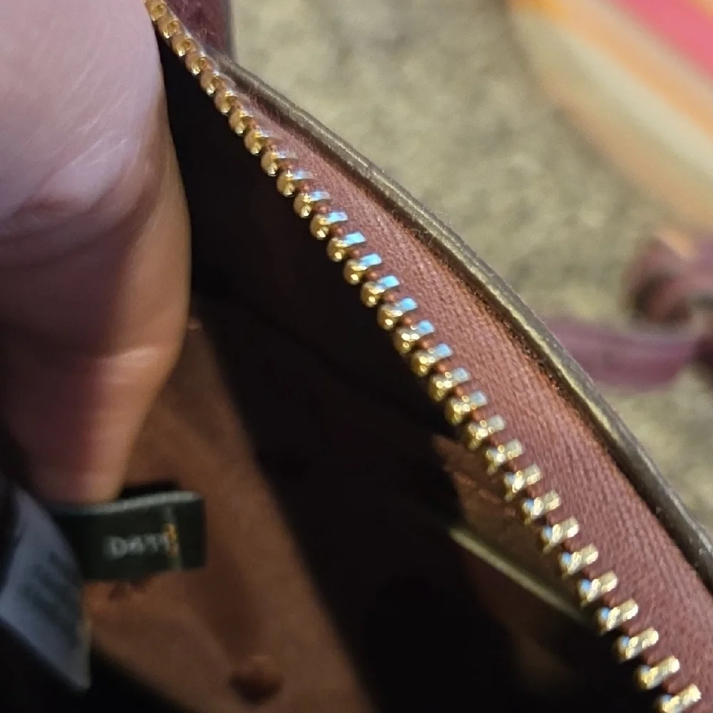 Kate Spade Glitter burgendy Shoulder Bag Structured Elegance - Picture 4 of 8